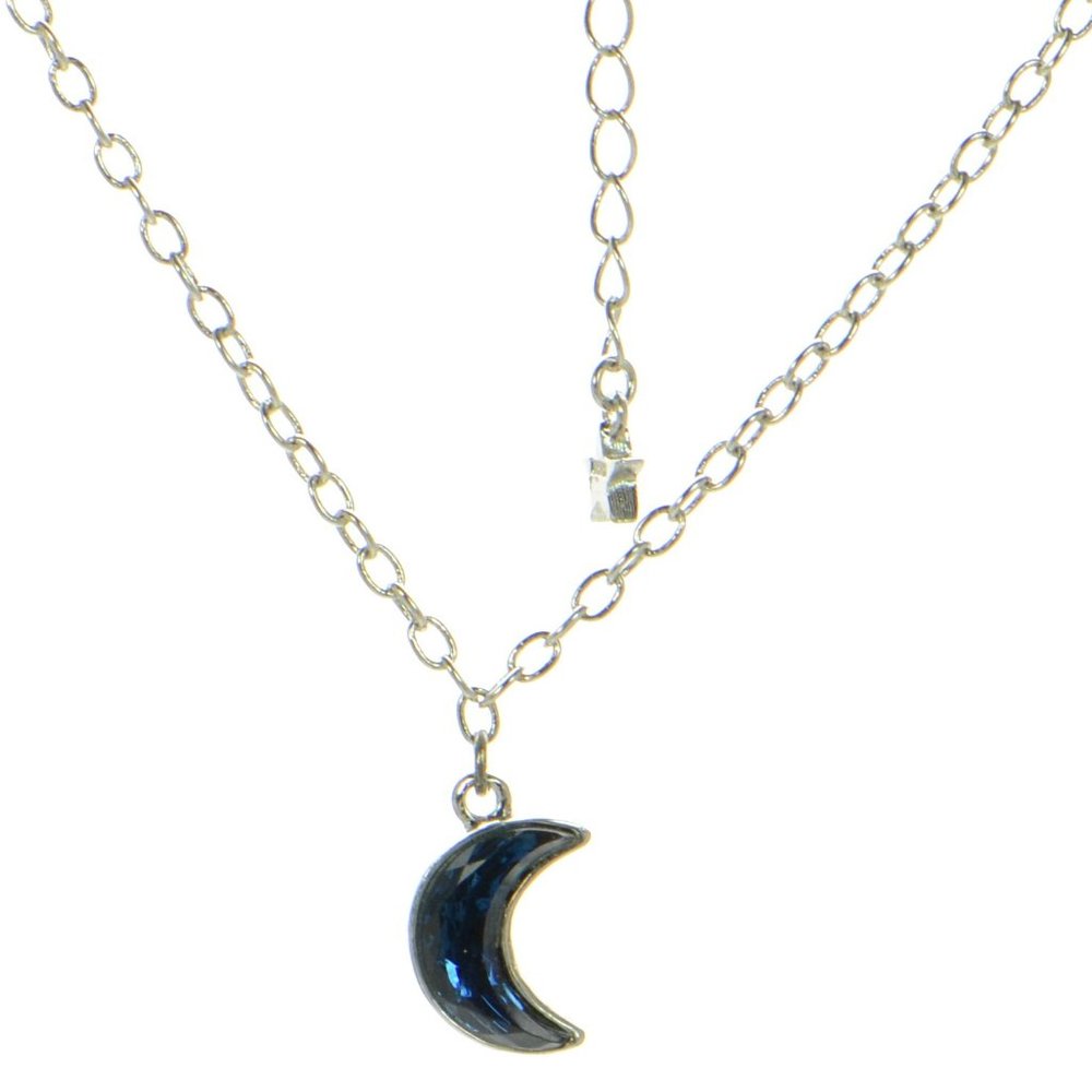 Kirks Folly Silver-tone Moon Necklace